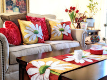 Load image into Gallery viewer, Tache Floral Loves Me Not Daisy Tapestry Throw Pillow Cover (9046)