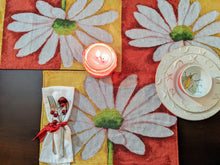 Load image into Gallery viewer, Tache Loves Me Not Daisy Tapestry Table Runner (9046)
