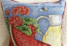 Load image into Gallery viewer, Tache Fruity Drinks Watermelon Lemonade Woven Tapestry Accent Throw Pillow Cover (13082CC)