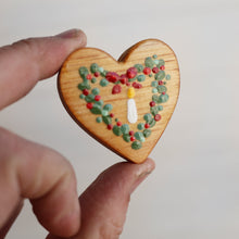 Load image into Gallery viewer, Hand-Painted Hearts :: Christmas Edition ✨
