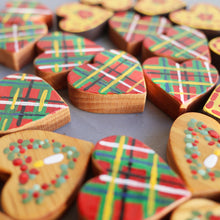 Load image into Gallery viewer, Hand-Painted Hearts :: Christmas Edition ✨