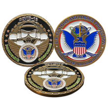 Load image into Gallery viewer, BL12-013 Border Patrol Field Operations AMO Air and Marine Pandemic Response Team New CBP Seal Police Challenge Coin