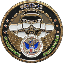 Load image into Gallery viewer, BL12-013 Border Patrol Field Operations AMO Air and Marine Pandemic Response Team New CBP Seal Police Challenge Coin