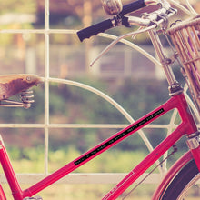 Load image into Gallery viewer, Panic! At The Disco, The Office, Pretty Much Everywhere  | Old-fashioned Label Vinyl Die Cut Sticker | 10.82" x 0.39"