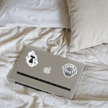 Load image into Gallery viewer, Panic! At The Disco, The Office, Pretty Much Everywhere  | Old-fashioned Label Vinyl Die Cut Sticker | 10.82" x 0.39"