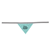 Load image into Gallery viewer, Party Animal Pet Bandana | In Blue With Printed Hearts Designs