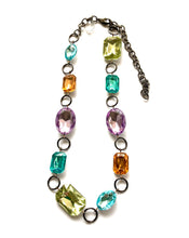 Load image into Gallery viewer, Pastel Story Shine- On Gem Shortie Necklace