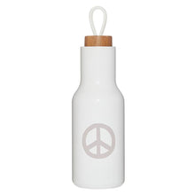 Load image into Gallery viewer, Peace Sign Stainless Steel Water Bottle | Insulated Water Canister | 20oz