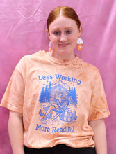 Load image into Gallery viewer, "Less Working, More Reading" Screen-Printed Shirts &amp; Crewnecks