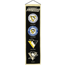 Load image into Gallery viewer, Pittsburgh Penguins NHL Heritage Banner