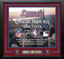 Load image into Gallery viewer, Philadelphia Phillies Custom MLB Baseball 11x14 Picture Frame Kit (Multiple Colors)