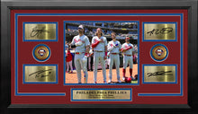 Load image into Gallery viewer, Philadelphia Phillies Anthem 8x10 Framed Photo &amp; Engraved Autographs - Harper Bohm Turner Schwarber