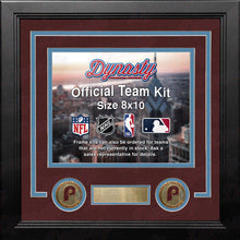 Load image into Gallery viewer, Philadelphia Phillies Throwback Custom MLB Baseball 8x10 Picture Frame Kit (Multiple Colors)