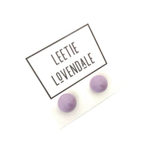 Load image into Gallery viewer, Lavender Gumdrop Stud Earrings