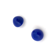 Load image into Gallery viewer, Cobalt Gumdrop Stud Earrings