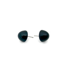 Load image into Gallery viewer, Black Gumdrop Stud Earring