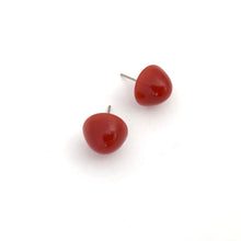 Load image into Gallery viewer, Carnelian Gumdrop Stud Earring