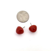 Load image into Gallery viewer, Carnelian Gumdrop Stud Earring