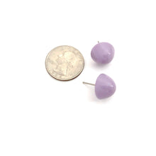 Load image into Gallery viewer, Lavender Gumdrop Stud Earring