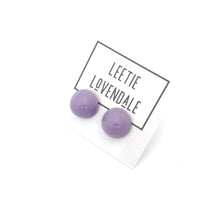 Load image into Gallery viewer, Lavender Gumdrop Stud Earring