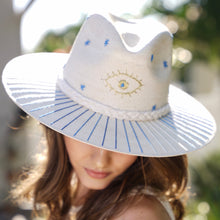 Load image into Gallery viewer, Evil Eye Fine Palm Hat