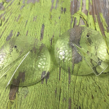 Load image into Gallery viewer, Clear Rippled Art Deco Palette Earrings