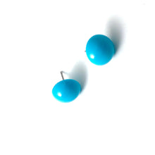 Load image into Gallery viewer, Turquoise Retro Button Stud Earrings