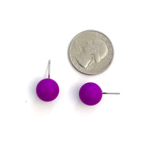 Load image into Gallery viewer, Violet Midi Ball Stud Earrings