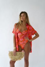 Load image into Gallery viewer, Papaya Button Up