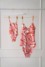 Load image into Gallery viewer, Babygirl Swimsuit - Coral and Shells One Piece