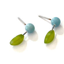 Load image into Gallery viewer, Blueberry Bud Geo Stud Earrings