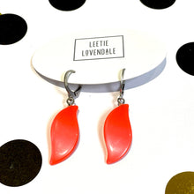 Load image into Gallery viewer, Neon Melon Moonglow Swish Cuff Hoops