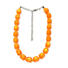 Load image into Gallery viewer, Orange Aura Glow Hex Marco Necklace