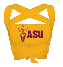 Load image into Gallery viewer, Arizona State ASU Yellow Multi Way Bandeau Top