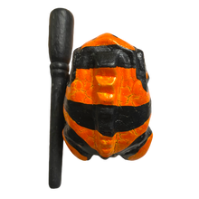 Load image into Gallery viewer, 1.5" Extra Small Orange Dart Frog Musical Frog Percussion Instrument