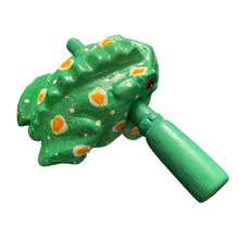Load image into Gallery viewer, 2" Wooden Musical Frog - Mint Design (Percussion Instrument)