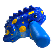 Load image into Gallery viewer, 1.5" Wooden Musical Frog - Sea Design (Percussion Instrument)