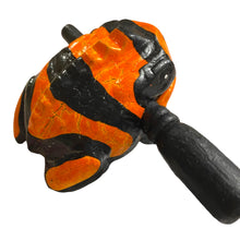 Load image into Gallery viewer, 1.5" Extra Small Orange Dart Frog Musical Frog Percussion Instrument