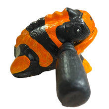Load image into Gallery viewer, 1.5" Extra Small Orange Dart Frog Musical Frog Percussion Instrument