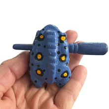 Load image into Gallery viewer, 1.5" Wooden Musical Frog - Stone Design (Percussion Instrument)