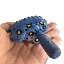 Load image into Gallery viewer, 1.5" Wooden Musical Frog - Stone Design (Percussion Instrument)