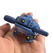 Load image into Gallery viewer, 1.5" Wooden Musical Frog - Stone Design (Percussion Instrument)