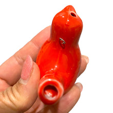 Load image into Gallery viewer, Ceramic Water Whistle Wind Instrument Red Bird
