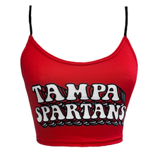 Load image into Gallery viewer, Tampa Spartans Red Spaghetti Tank