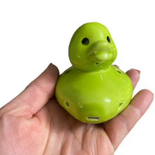 Load image into Gallery viewer, Ceramic Duck Ocarina Green