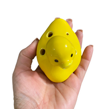 Load image into Gallery viewer, Ceramic Duck Ocarina Yellow