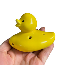 Load image into Gallery viewer, Ceramic Duck Ocarina Yellow