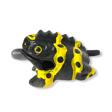 Load image into Gallery viewer, 1.5" Extra Small Yellow Dart Frog Musical Frog Percussion Instrument
