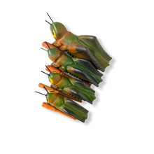 Load image into Gallery viewer, 3" Painted Wooden Musical Cricket Percussion Instrument