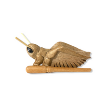 Load image into Gallery viewer, 5" Wooden Musical Grasshopper Percussion Instrument